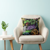 Coussin Motif de jeu graffiti néon (Chaise)