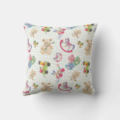 Coussin Motif de jouets pour enfants (Verso)