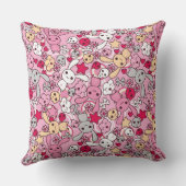 Coussin Motif de Kawaii (Verso)
