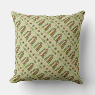 Coussin Motif de la CAT forestière