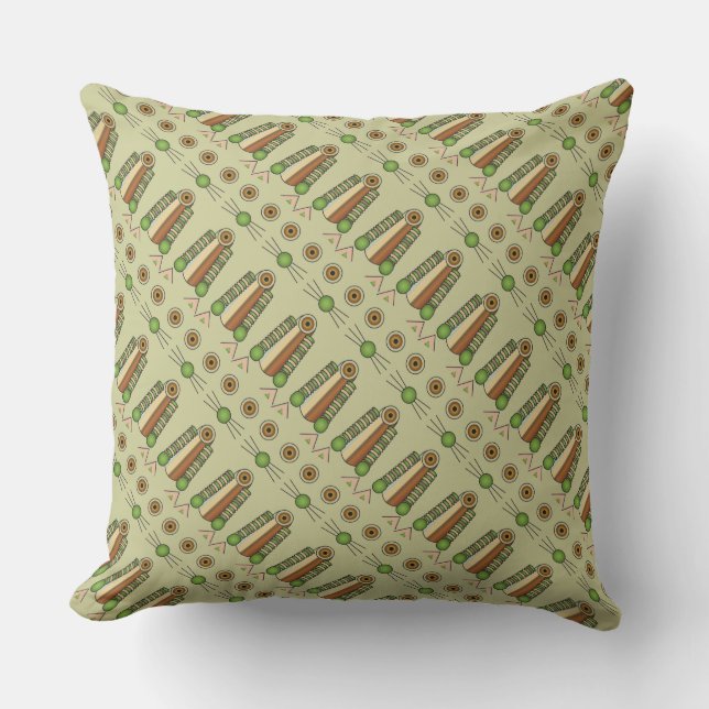 Coussin Motif de la CAT forestière (Recto)