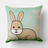 Coussin Motif de la Chinoiserie Bleu & Blanc - Design Clas (Verso)