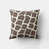 Coussin Motif de la Giraffe stylisée Monogramme te (Verso)