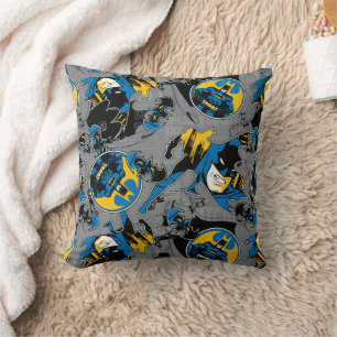 Coussin Motif de lancer à fond Batman