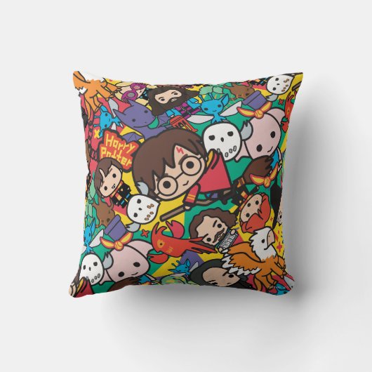 Coussin Motif de lancer de caractère de Harry Potter de (Verso)