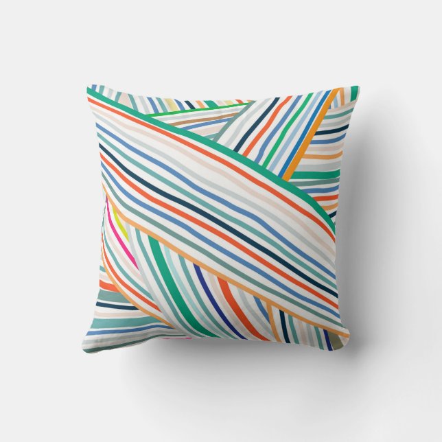 Coussin Motif de ligne (Verso)