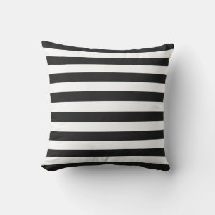 Coussin Motif de lignes pastel blanches et douces