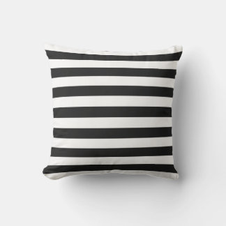 Coussin Motif de lignes pastel et blanches inclinées