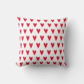 Coussin Motif de Little Red Hearts (Recto)