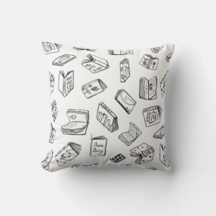 Coussin Motif de livre
