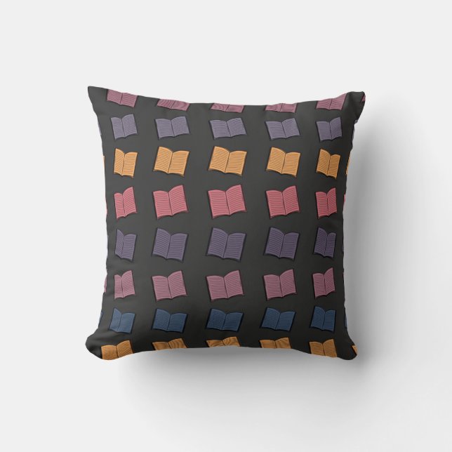 Coussin Motif de livre (Recto)