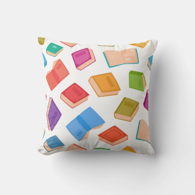 Coussin Motif de livre (Recto)