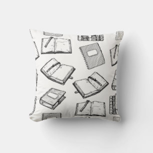 Coussin Motif de livre