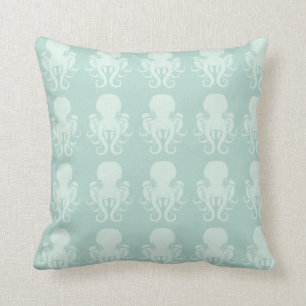 Coussin Motif de logo de poulpes