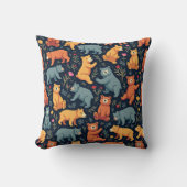 Coussin Motif de l'ours (Recto)