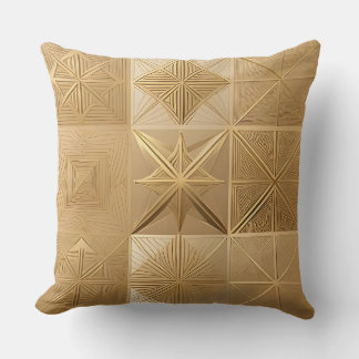 Coussin Motif de luxe géométrique or - Pillow