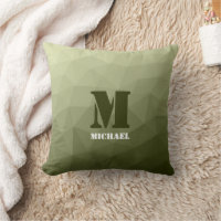 Motif de maille géométrique vert clair de l'armée