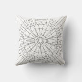Coussin Motif de mandala géométrique (Verso)