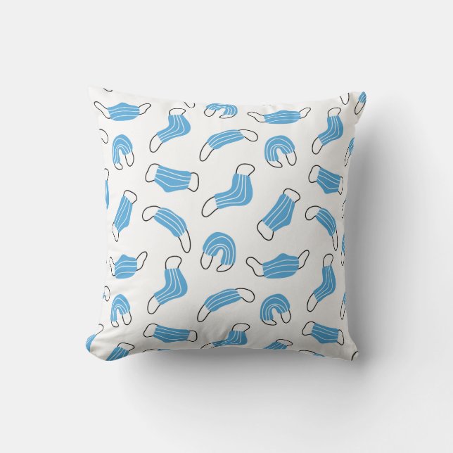 Coussin motif de masque Médicale (Recto)