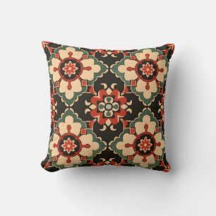 Coussin Motif de médaillon d'or