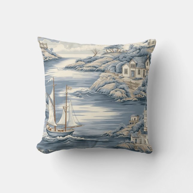 Coussin Motif de mer 2 Pillow (Recto)