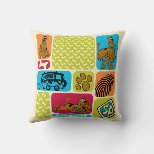 Coussin Motif de mystère Scooby-Doo (Verso)
