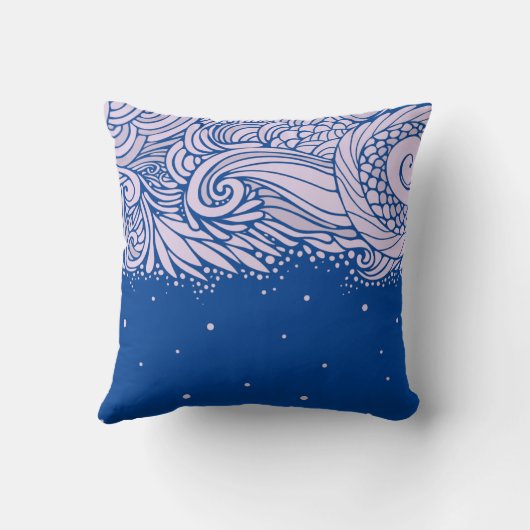 Coussin Motif de neige (Verso)