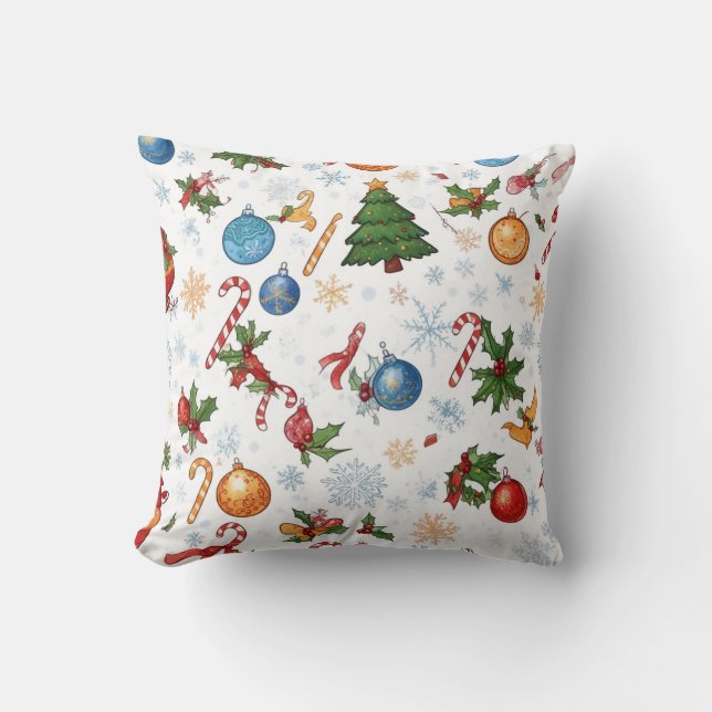Coussin Motif de Noël  (Recto)