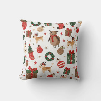 Coussin motif de Noël