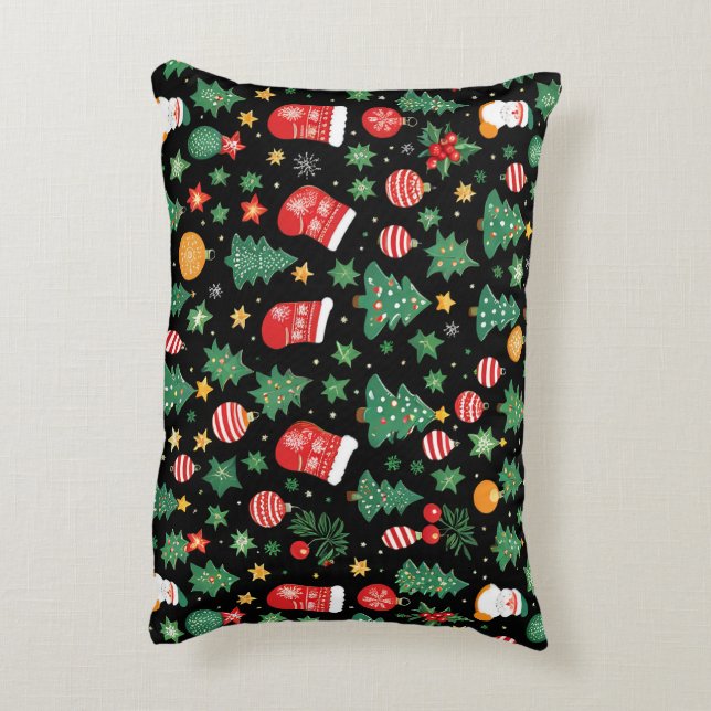 Coussin motif de Noël (Dos(Vertical))
