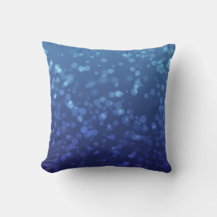 Coussin Motif de Noël bleu