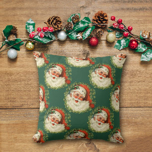 Coussin Motif de Noël classique du Père Noël