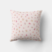 Coussin Motif de Noël rose cosy (Verso)