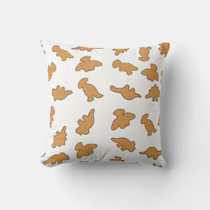Coussin Motif de nuggets de dinosaure