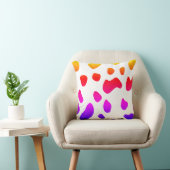 Coussin Motif de patchs couleur vaches (Chaise)