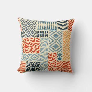 Coussin Motif de patchwork sans couture. Une collection de
