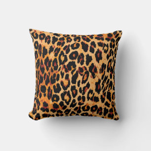Coussin Motif de peau animale sans soudure.