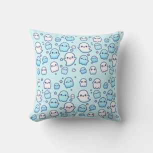 Coussin Motif de petits fantômes mignons minimal