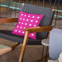 Motif de point rose chaud