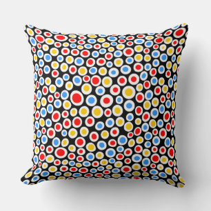 Coussin Motif de points de couleur 230515