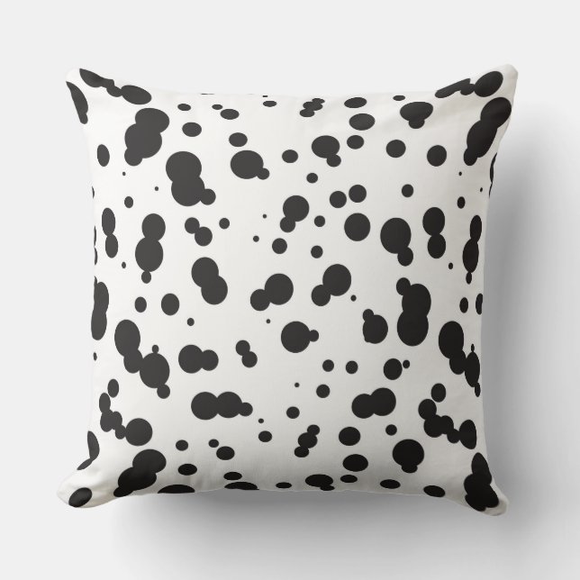 Coussin Motif de points de Dalmatine (Recto)