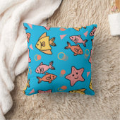 Coussin Motif de poissons et d'anges (Couverture)