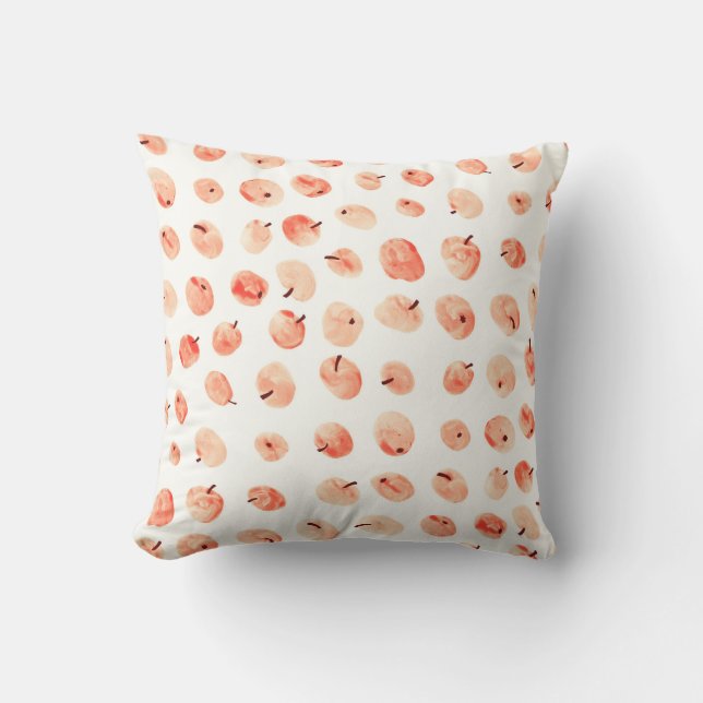 Coussin Motif de pommes Red paradise (Recto)