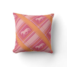 Motif de poney équestre rose