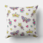 Coussin motif de princesse de ballet (Verso)