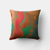Coussin Motif de produit abstrait. (Verso)