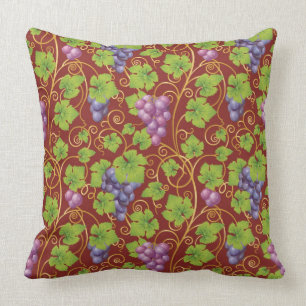 Coussin Motif de raisin