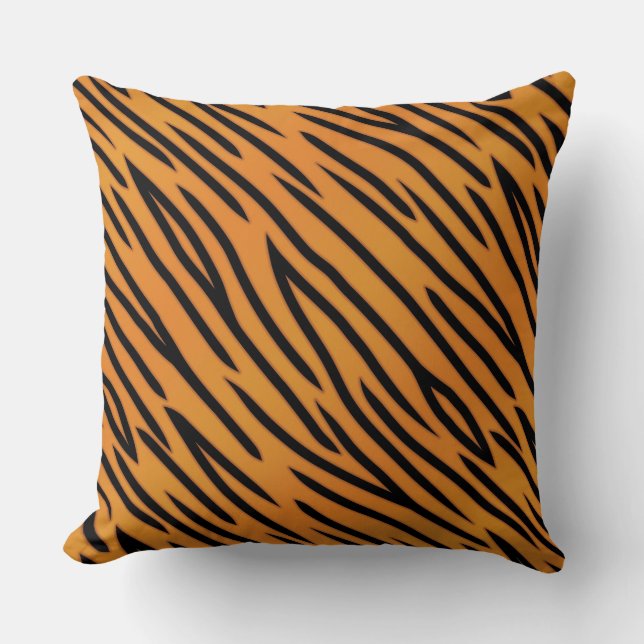 Coussin Motif de rayure de tigre (Recto)