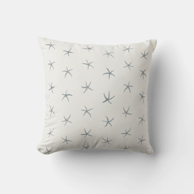 Coussin Motif de sébaste gris fumée OffWhite (Recto)