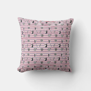 Coussin MOTIF de silhouette de tir à l'arc USA